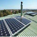 Solar pitched tin roof mounting system